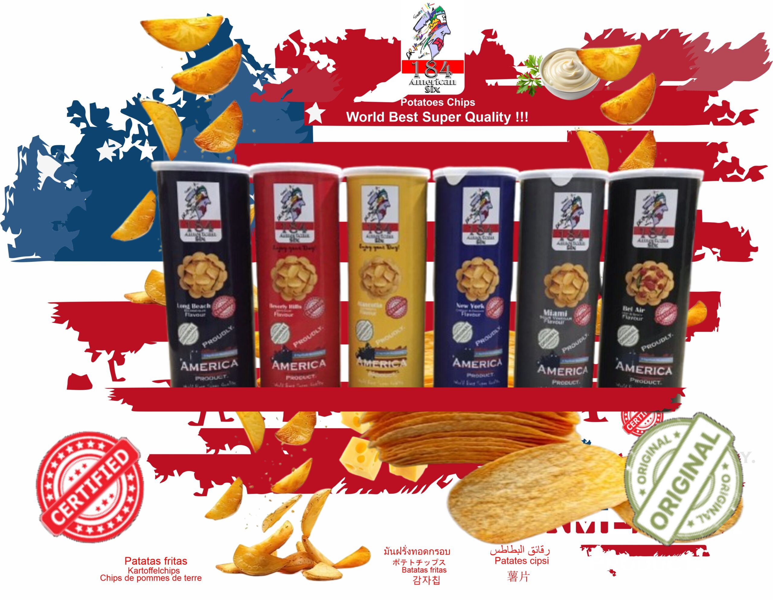 184 American Six Brand Pc 555