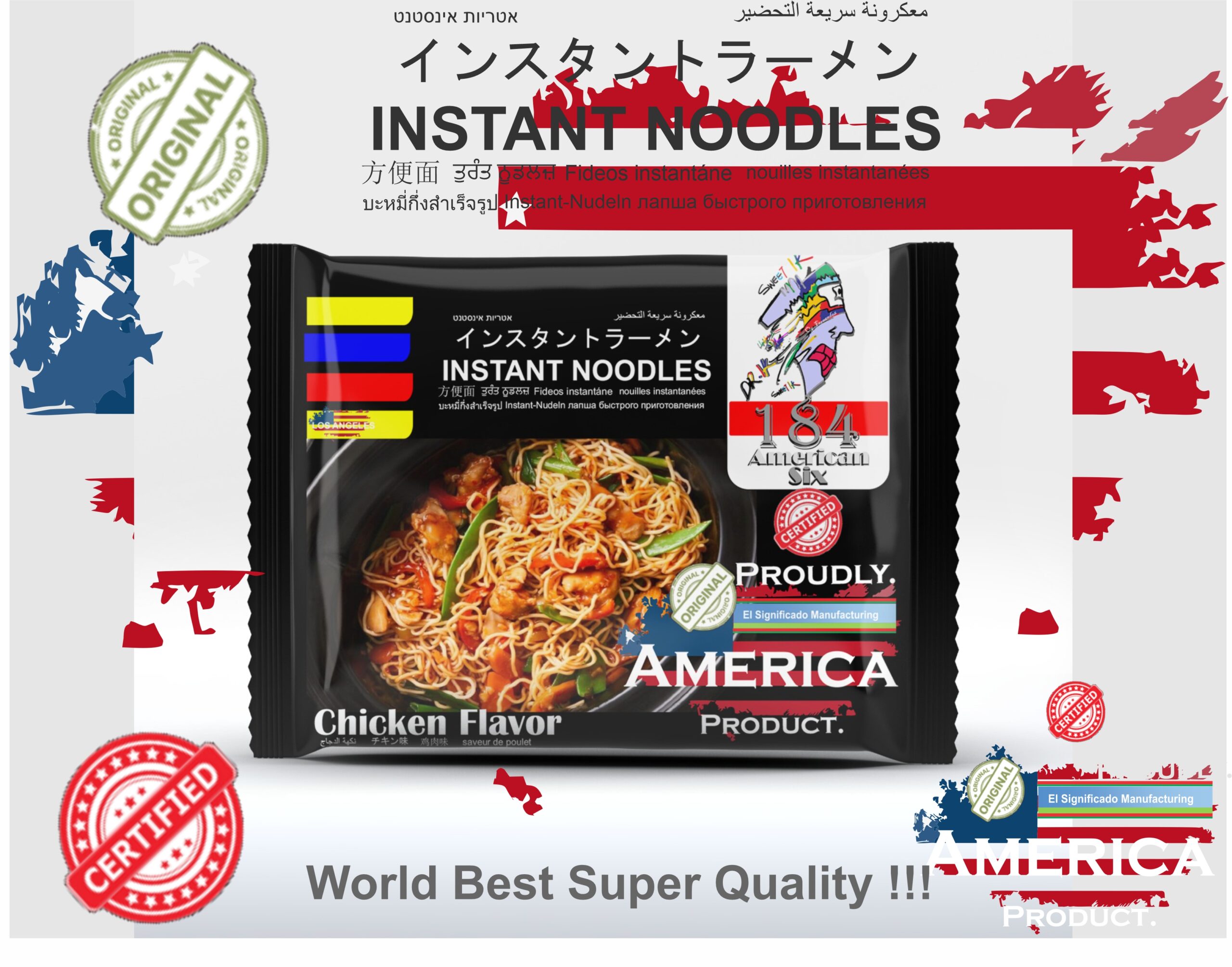 184 American Six Brand Product noodles flyer
