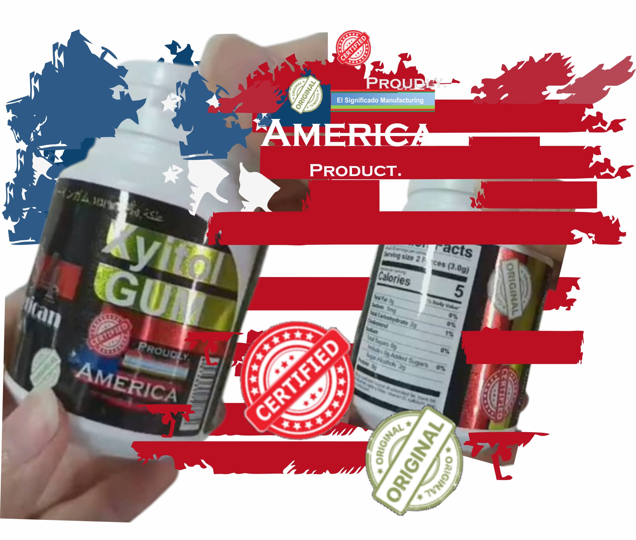 100ml bottle Chewing Gum