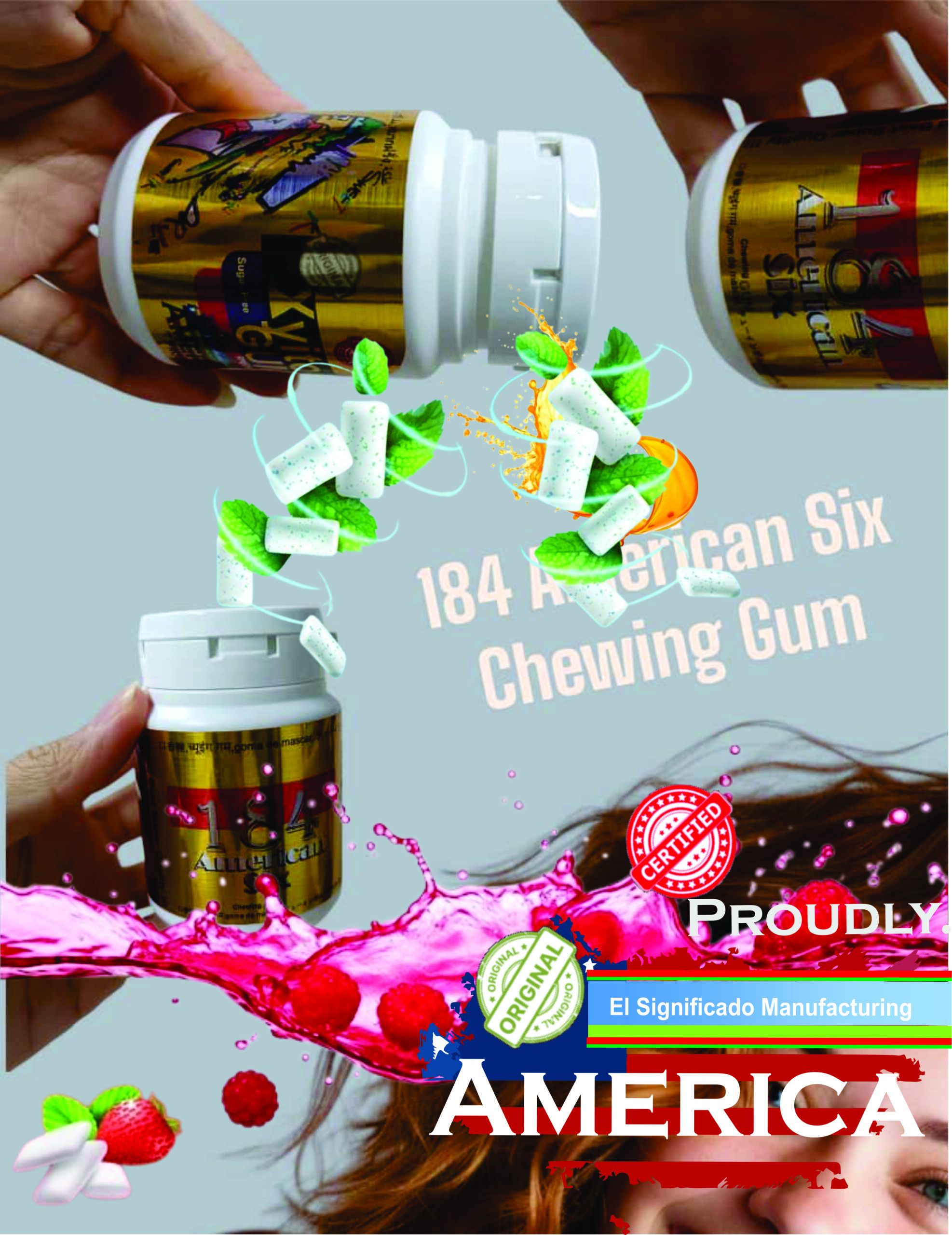 184 chewing gum 222